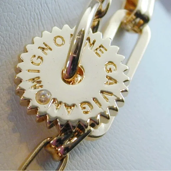 Mignonne Gavigan Gold Necklace with Abalone Pendant GWP new w tags - Picture 4 of 6